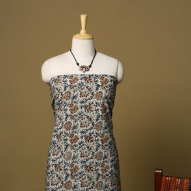 Pedana kalamkari cotton 2pc unstitched dress material