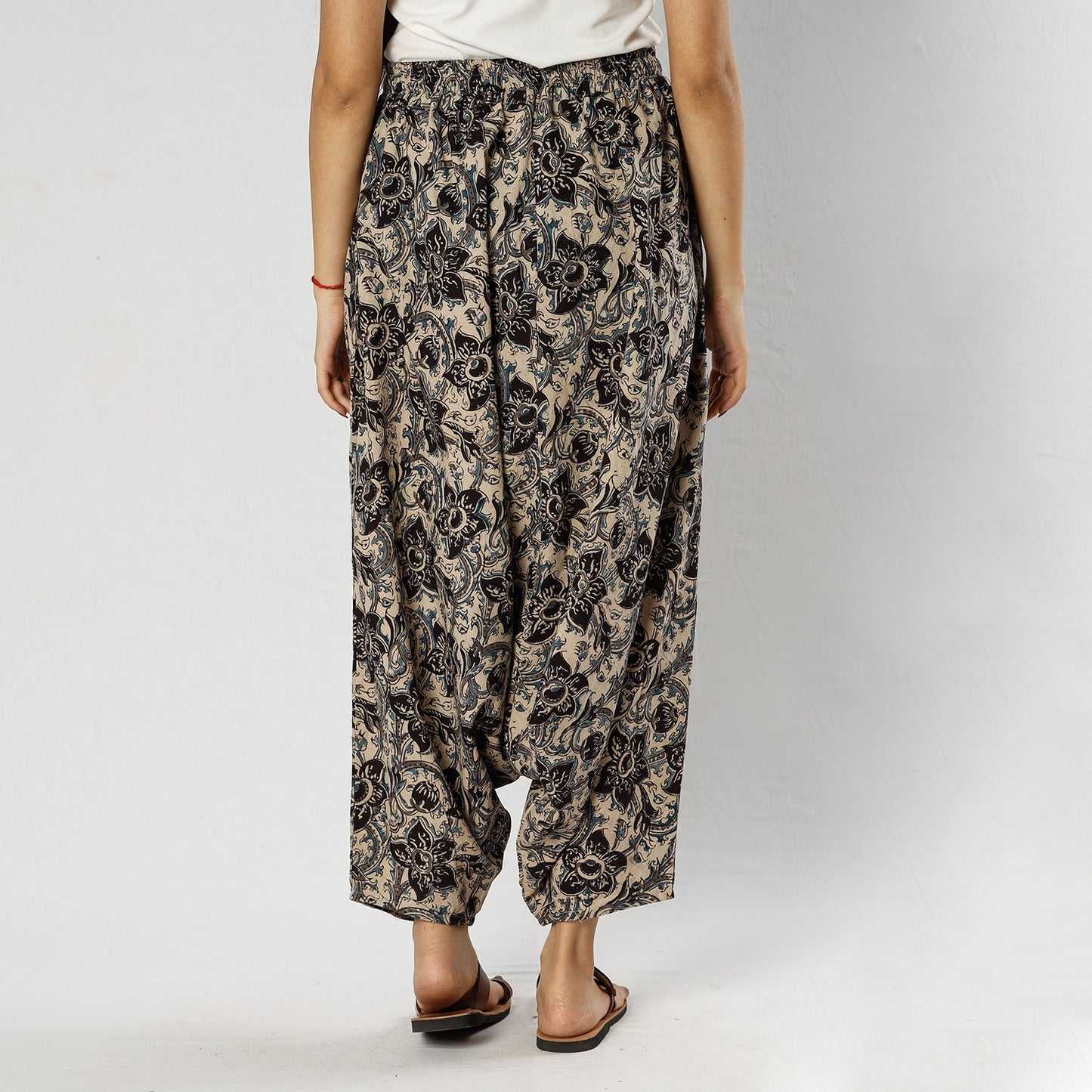 Buy Pedana Kalamkari Block Print Cotton Harem Pant Online at iTokri.com