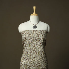 Pedana kalamkari hand block print natural dyed cotton 2pc