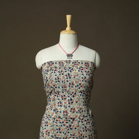 Pedana kalamkari hand block print natural dyed cotton 2pc