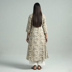 Pedana Kalamkari Hand Block Printed Kurta