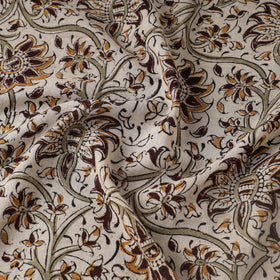  Pedana Kalamkari Hand Block Printed Mul Cotton Fabric 09 