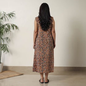  Pedana Kalamkari Block Printed Cotton Dress 17 