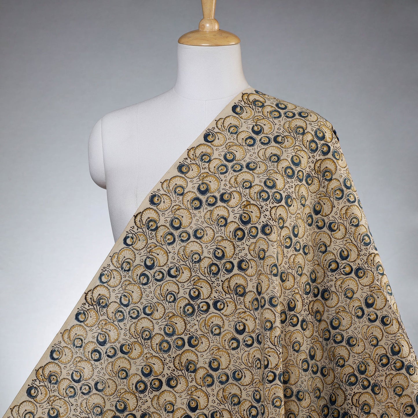  Pedana Kalamkari Block Printing Cotton Fabric 