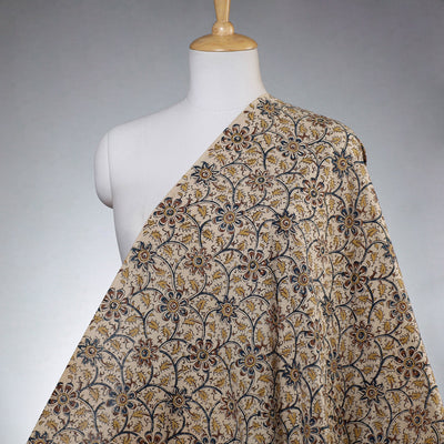 Buy Pedana Kalamkari Block Printed Cotton Fabric Online at iTokri.com