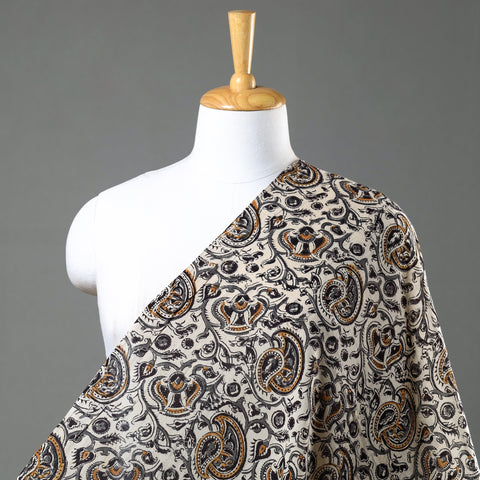  Pedana Kalamkari Block Printed Mul Cotton Fabric 