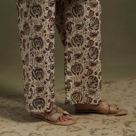 Beige - pedana natural dyed kalamkari co-ord set 07