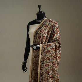 Pedana natural dyed cotton kalamkari dupatta 07