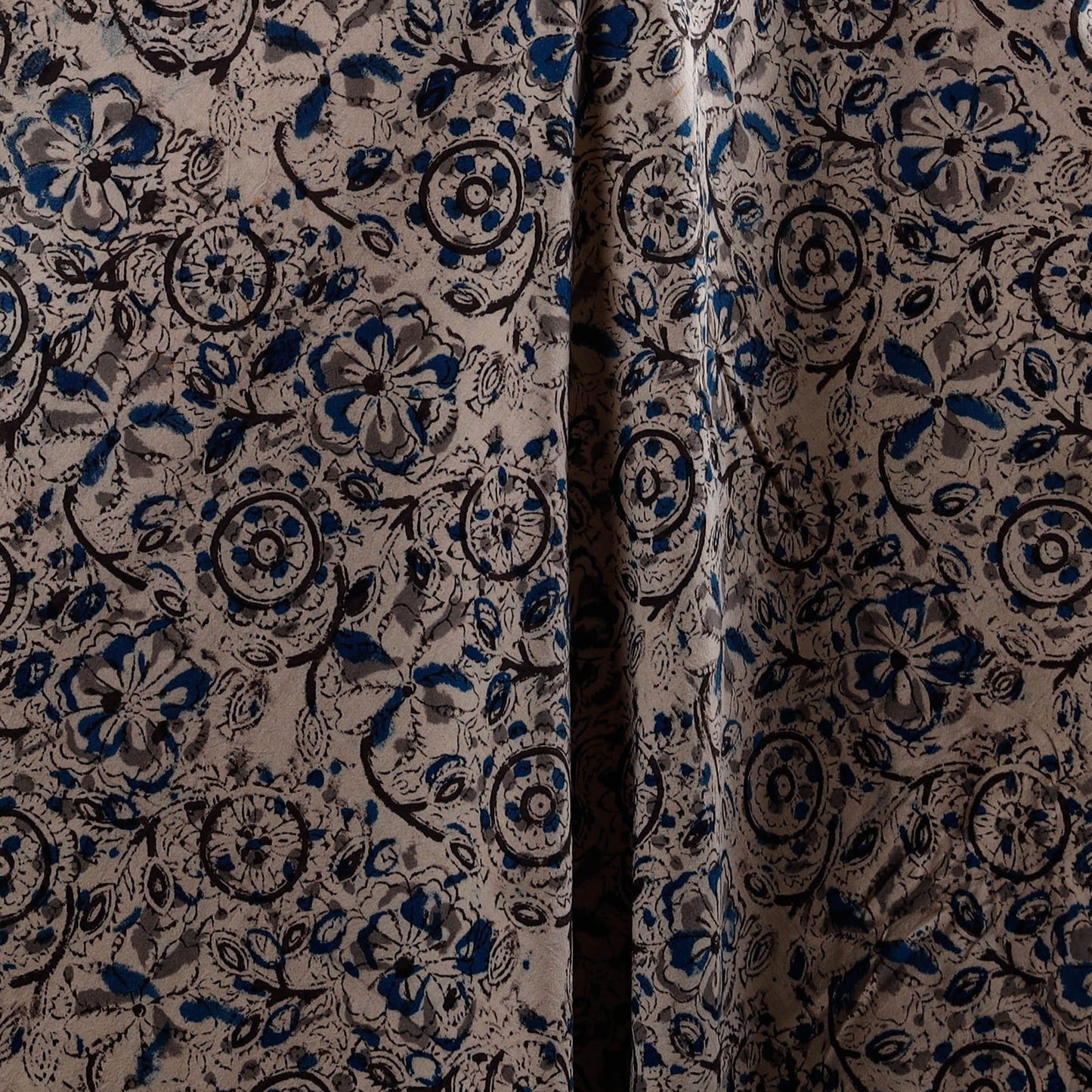 Pedana natural dyed cotton kalamkari fabric 03 - handcrafted