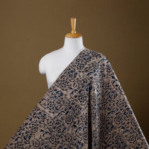 Pedana natural dyed cotton kalamkari fabric 03 - handcrafted