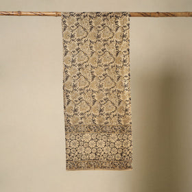 Pedana Block Print Natural Dyed Cotton Kalamkari Stole