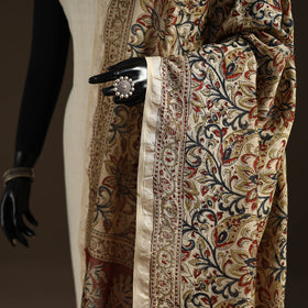 Orange - pedana natural dyed hand kalamkari dupatta