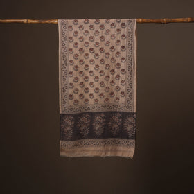 Pedana natural dyed hand wool kalamkari stole 07