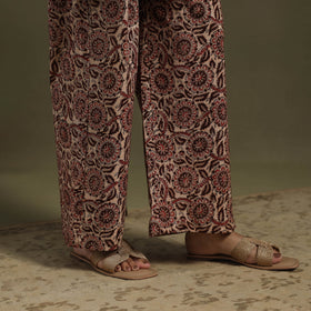Beige - pedana natural dyed kalamkari co-ord set 13