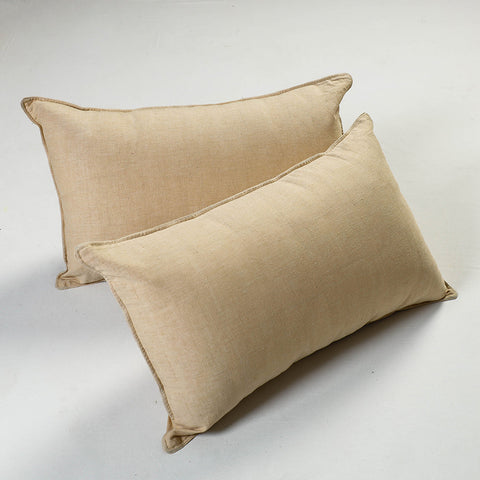 Piege - Fine Cotton Handloom Set of 2 Pillow Covers (26 x 16 in)
