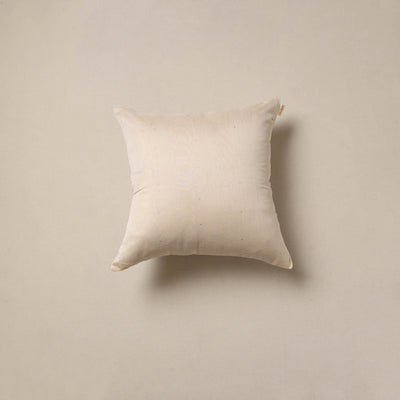 Plain chanderi silk cushion cover 22 - handcrafted