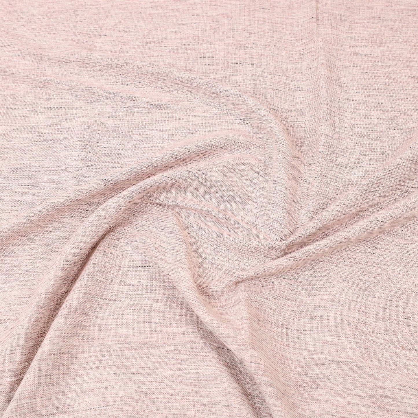 Beige - Plain Cotton Double Handloom Bed Cover (98 x 90 in) 03