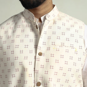 Pochampally Ikat Cotton Nehru Jacket