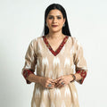  Pochampally Ikat Weave Patchwork Cotton Kurta Online at iTokri.com