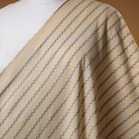 Beige - prewashed cotton jacquard fabric 35 - handcrafted