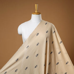 Beige - prewashed cotton jacquard fabric 48 - handcrafted