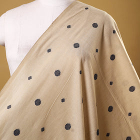 Beige - prewashed cotton jacquard weave fabric 31