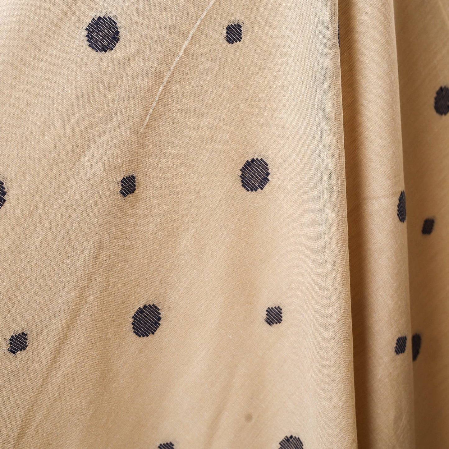 Beige - prewashed cotton jacquard weave fabric 31