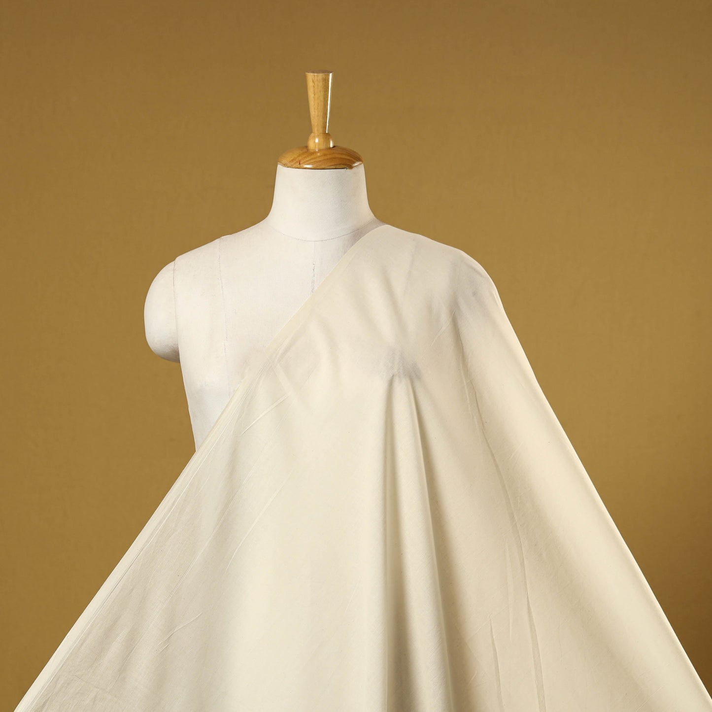 Beige - prewashed cotton plain fabric 23 - handcrafted