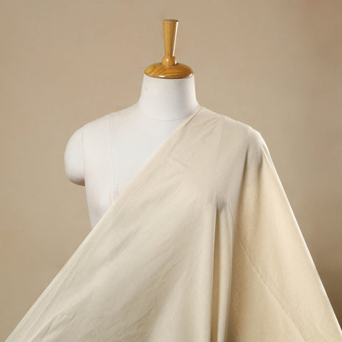  Beige Prewashed Plain Cotton Fabric