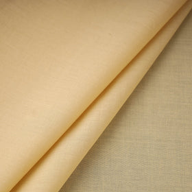 Buy Beige Prewashed Plain Cotton Fabric 