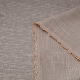 Purple - prewashed slub cotton plain fabric 15 - handcrafted