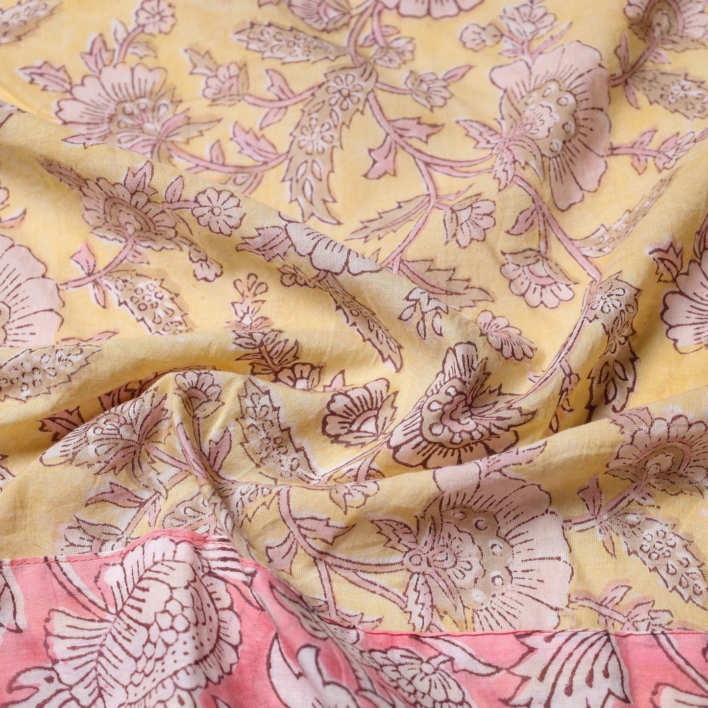 Buy Block Printed Cotton Blouse Piece 11 