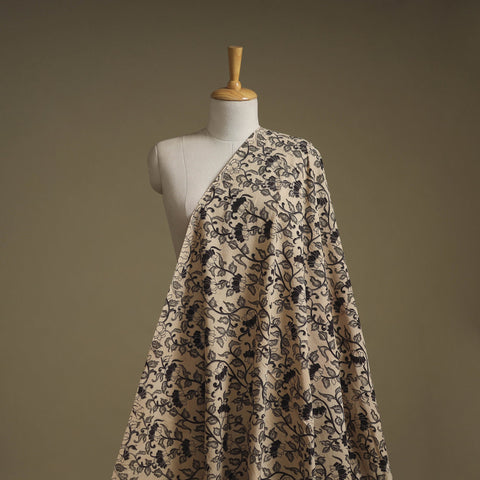 Printed cotton kalamkari fabric 15 - handcrafted