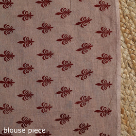 Printed cotton kalamkari saree 20 - handcrafted