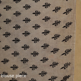 Printed cotton kalamkari saree 30 - handcrafted