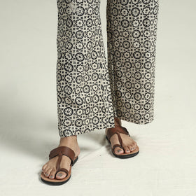  Ajrakh Block Printed Cotton Kurta With Palazzo & Dupatta Set 