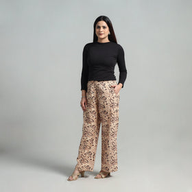  Block Printed Cotton Pedana Kalamkari Palazzo