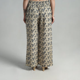  Block Printed Cotton Pedana Kalamkari Palazzo