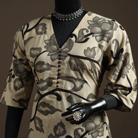 Printed cotton straight kalamkari kurta for women 27