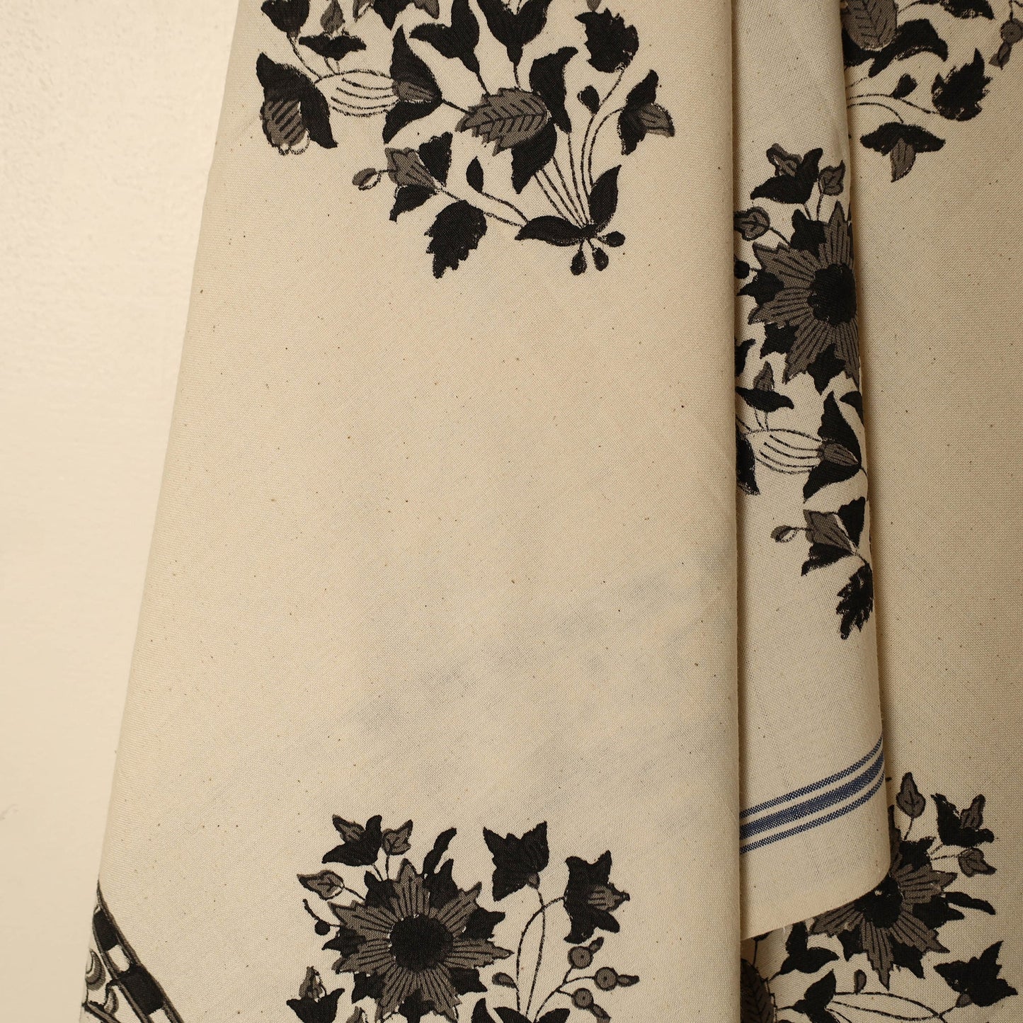  Block Printed Handloom Cotton Sanganeri Towel 