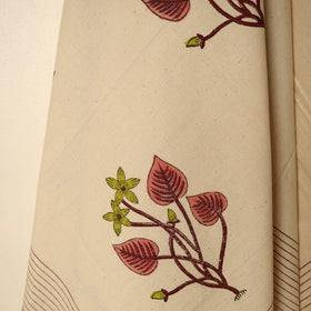 Beige - printed handloom cotton sanganeri towel 21