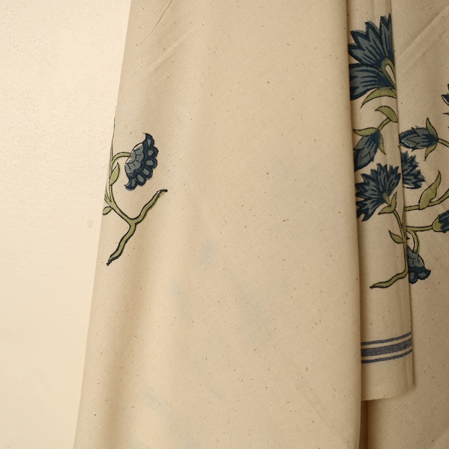  Block Printed Handloom Cotton Sanganeri Towel 