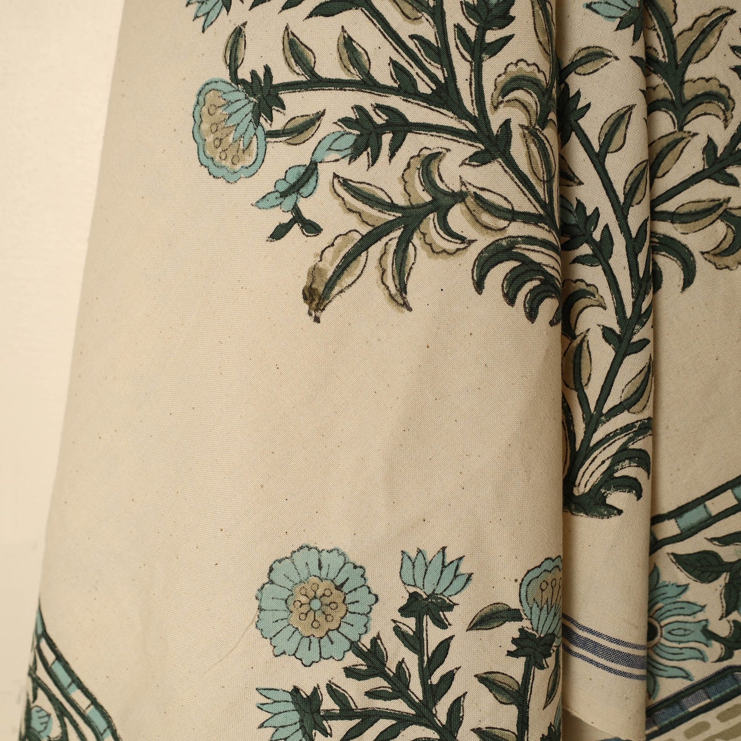  Block Printed Handloom Cotton Sanganeri Towel 