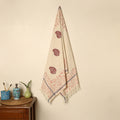  Block Printed Handloom Cotton Sanganeri Towel 