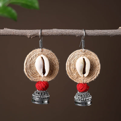 Priya Handcrafted GS Jute Jhumki Earrings