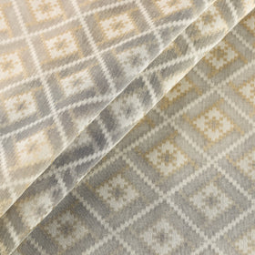 Buy Pure Banarasi Handwoven Zari Alfi Work Silk Cotton Fabric Online at iTokri.com