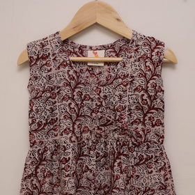 Pure cotton baby girls bagh angrakha dress (1-2 years) 03