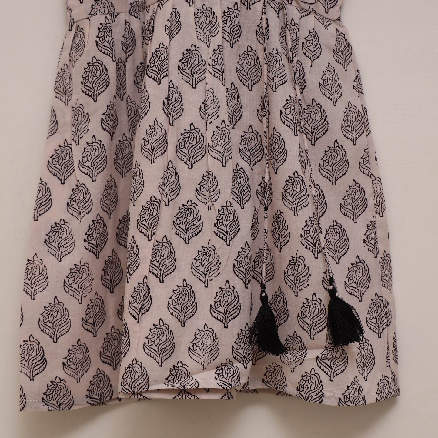Pure cotton baby girls bagh angrakha dress (1-2 years) 14