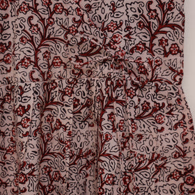 Pure cotton baby girls bagh angrakha dress (1-2 years) 03