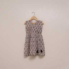 Pure cotton baby girls bagh angrakha dress (1-2 years) 14